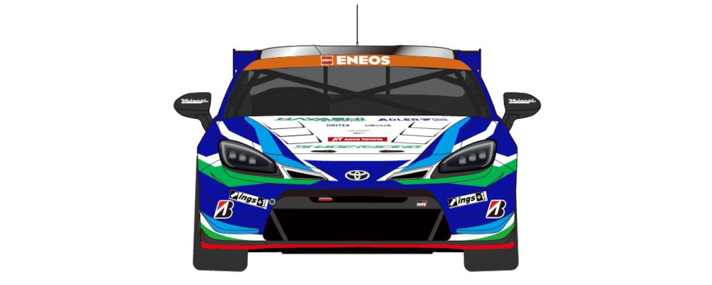 884号車 シェイドレーシング GR86 前面